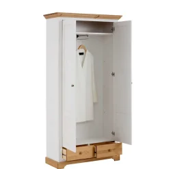 Wohnen Garderobenschrank im Landhausstil zweifarbig - Axdonira