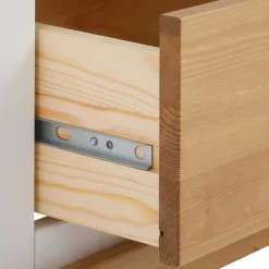 Wohnen Garderobenschrank im Landhausstil zweifarbig - Axdonira