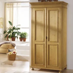 Garderobenschrank Melessa aus Fichte Massivholz^Wohnen Discount