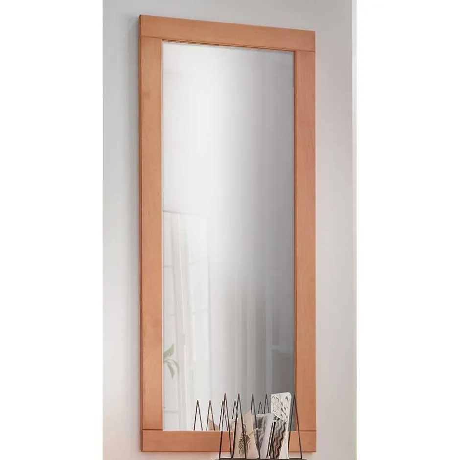 Garderobenspiegel aus Buche Massivholz - Shimousa^Wohnen Clearance