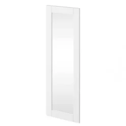 Garderobenspiegel mit weiß lackiertem Holzrahmen - Indico^Wohnen Discount