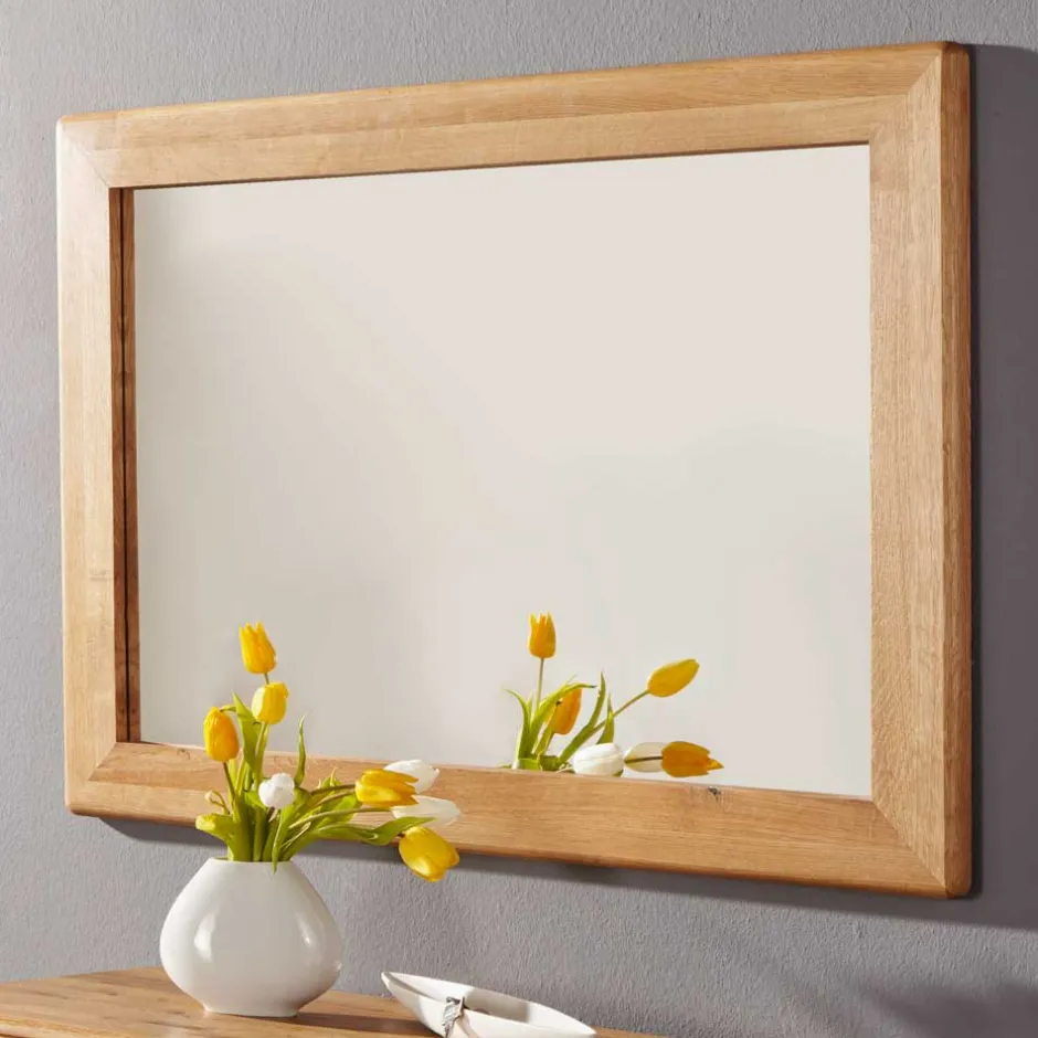 Garderobenspiegel Uvinessa aus Wildeiche Massivholz^Wohnen Hot