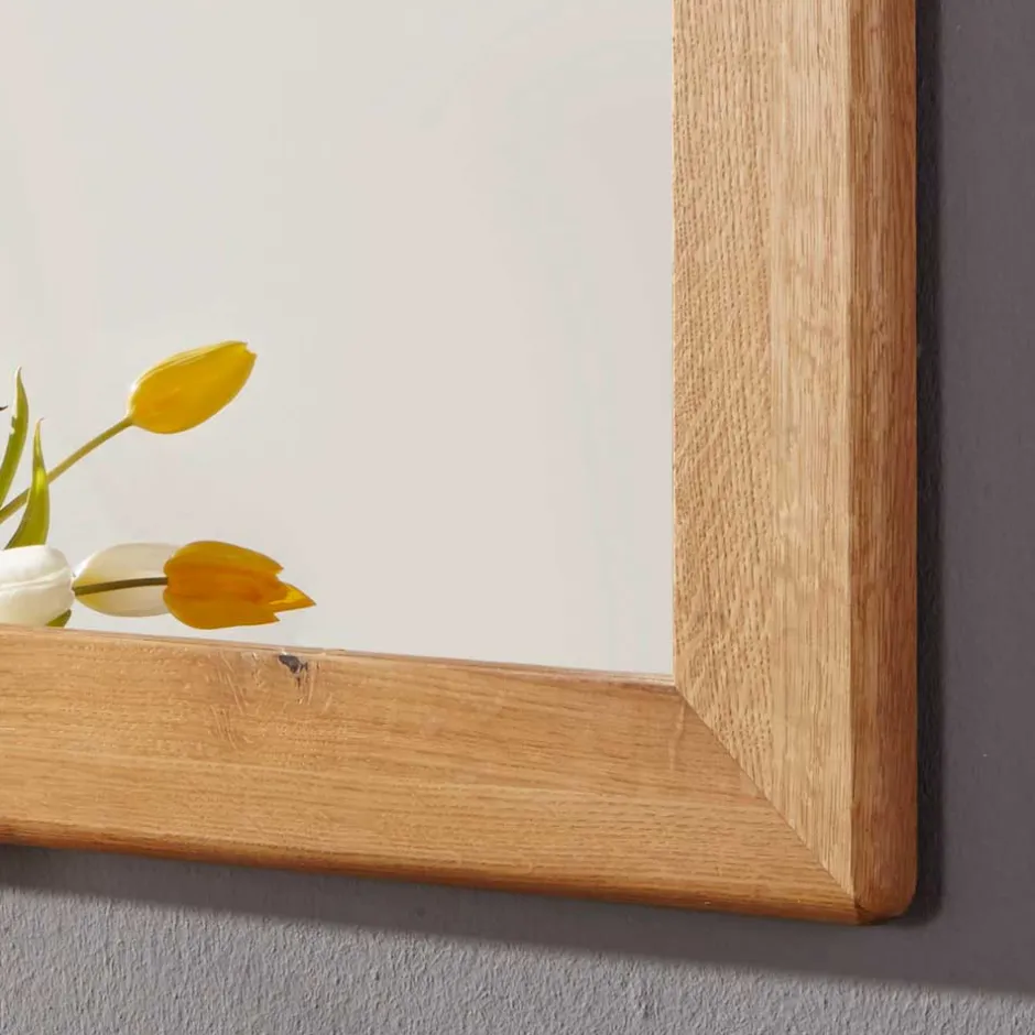 Garderobenspiegel Uvinessa aus Wildeiche Massivholz^Wohnen Hot