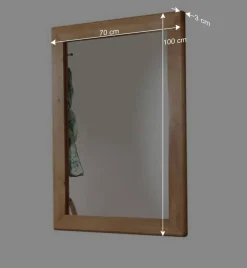 Garderobenspiegel Uvinessa aus Wildeiche Massivholz^Wohnen Hot