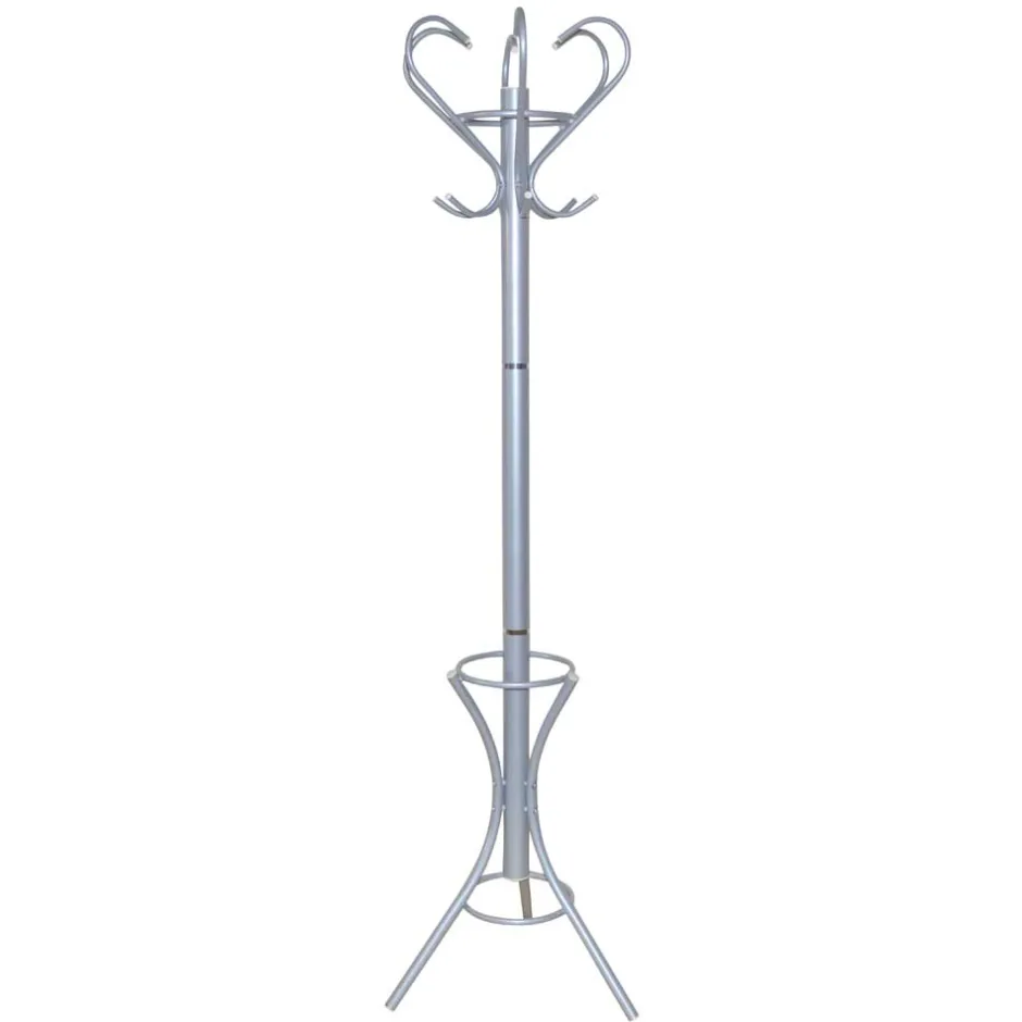 Garderobenständer in Alufarben Metall - Loisava^Wohnen Best
