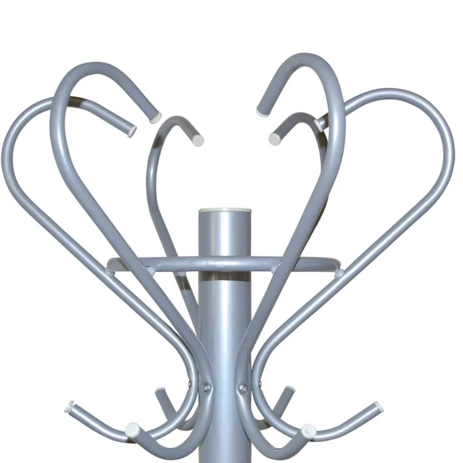 Garderobenständer in Alufarben Metall - Loisava^Wohnen Best