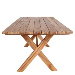 Wohnen Garten Altholztisch Teak & Stühle - Bataia (siebenteilig)