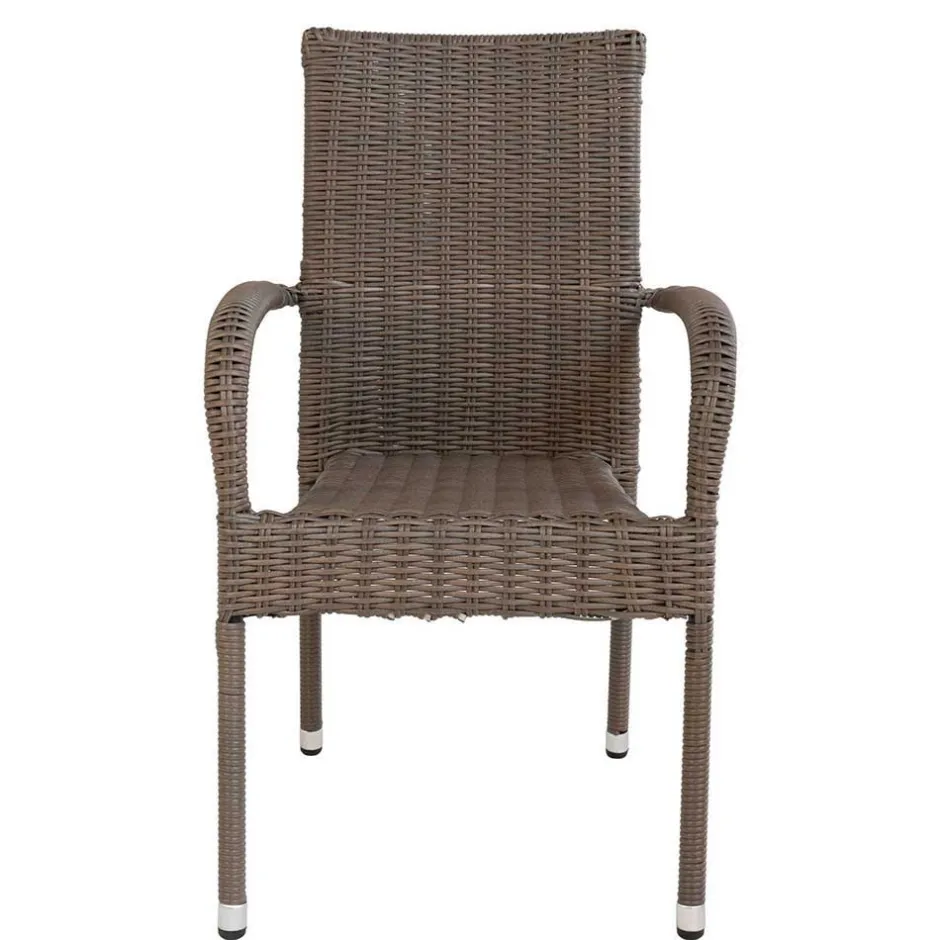 Wohnen Garten Altholztisch Teak & Stühle - Bataia (siebenteilig)