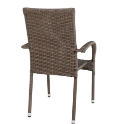 Wohnen Garten Altholztisch Teak & Stühle - Bataia (siebenteilig)