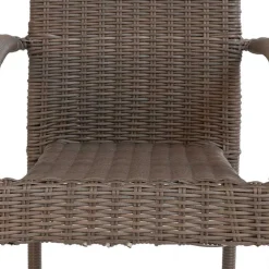 Wohnen Garten Altholztisch Teak & Stühle - Bataia (siebenteilig)