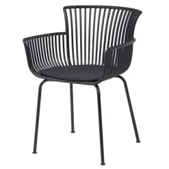 Wohnen Garten Armlehnenstühle in Schwarz - Combo (4er Set)