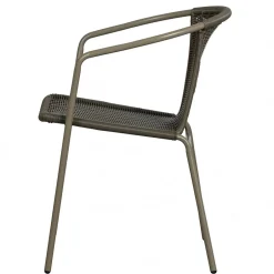 Wohnen Garten Armlehnenstühle in Oliv Grün - Puertos (4er Set)