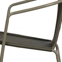 Wohnen Garten Armlehnenstühle in Oliv Grün - Puertos (4er Set)