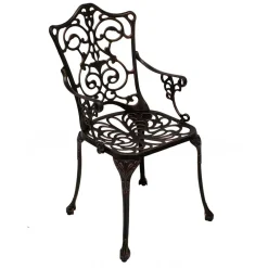 Wohnen Garten Armlehnstuhl aus Alu Guss - Diomede