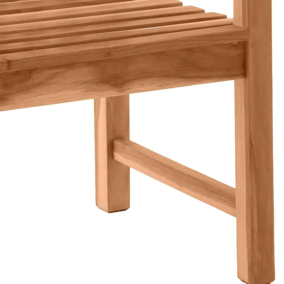 Garten Armlehnstuhl aus Teak Massivholz - Klahuma^Wohnen Discount