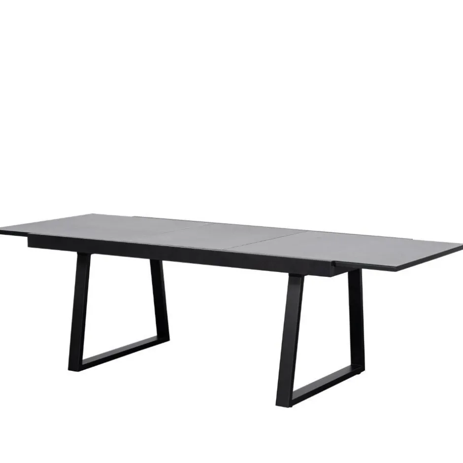 Wohnen Garten Design-Ausziehtisch mit Glasplatte - Canestro