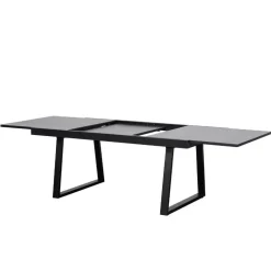 Wohnen Garten Design-Ausziehtisch mit Glasplatte - Canestro