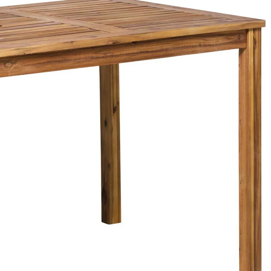 Wohnen Garten Essgruppe aus Akazie massiv - Jawa (fünfteilig)