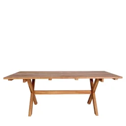 Wohnen Garten Essgruppe mit Holztisch - Waronka (siebenteilig)