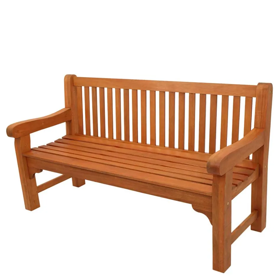 Wohnen Garten Holzbank mit drei Sitzplätzen - Shanna