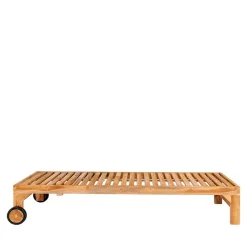 Garten Holzliege mit zwei Rädern - Senvelita^Wohnen Best