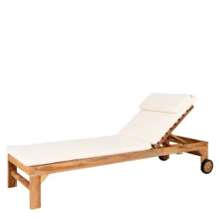 Garten Holzliege mit zwei Rädern - Senvelita^Wohnen Best