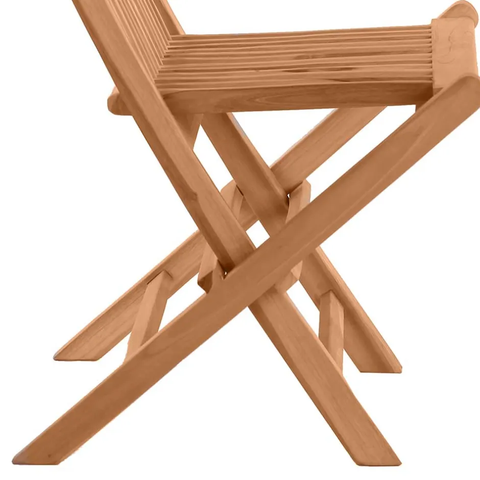 Wohnen Garten Klappstühle aus Holz - Klahuma (2er Set)