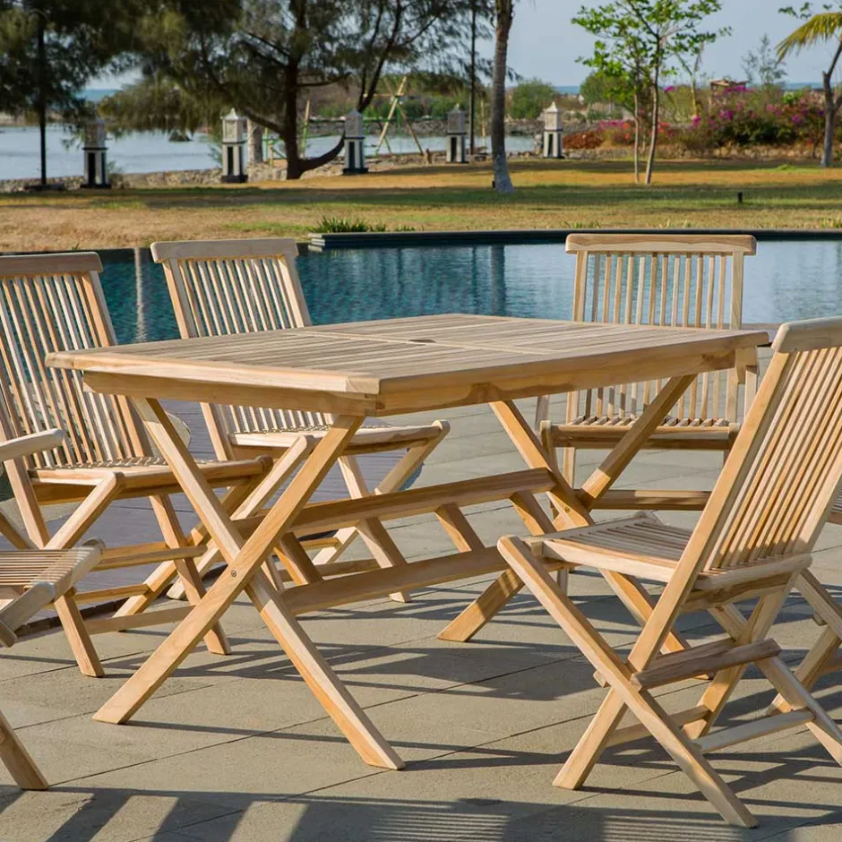 Wohnen Garten Klapptisch 135x75x85 cm - Klahuma