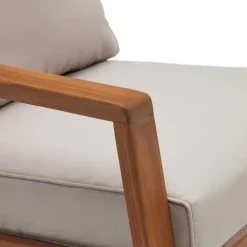 Wohnen Garten Lounge Sitzgruppe aus Massivholz - Lititia (vierteilig)