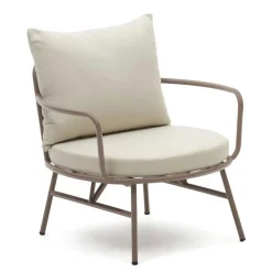 Garten Lounge-Sessel in Flieder aus Metall - Azalao^Wohnen Online