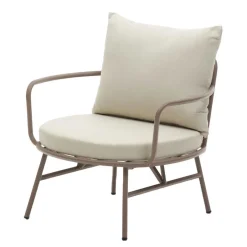 Garten Lounge-Sessel in Flieder aus Metall - Azalao^Wohnen Online