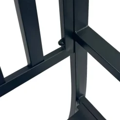 Wohnen Garten Metallbank in Schwarz - Canpur