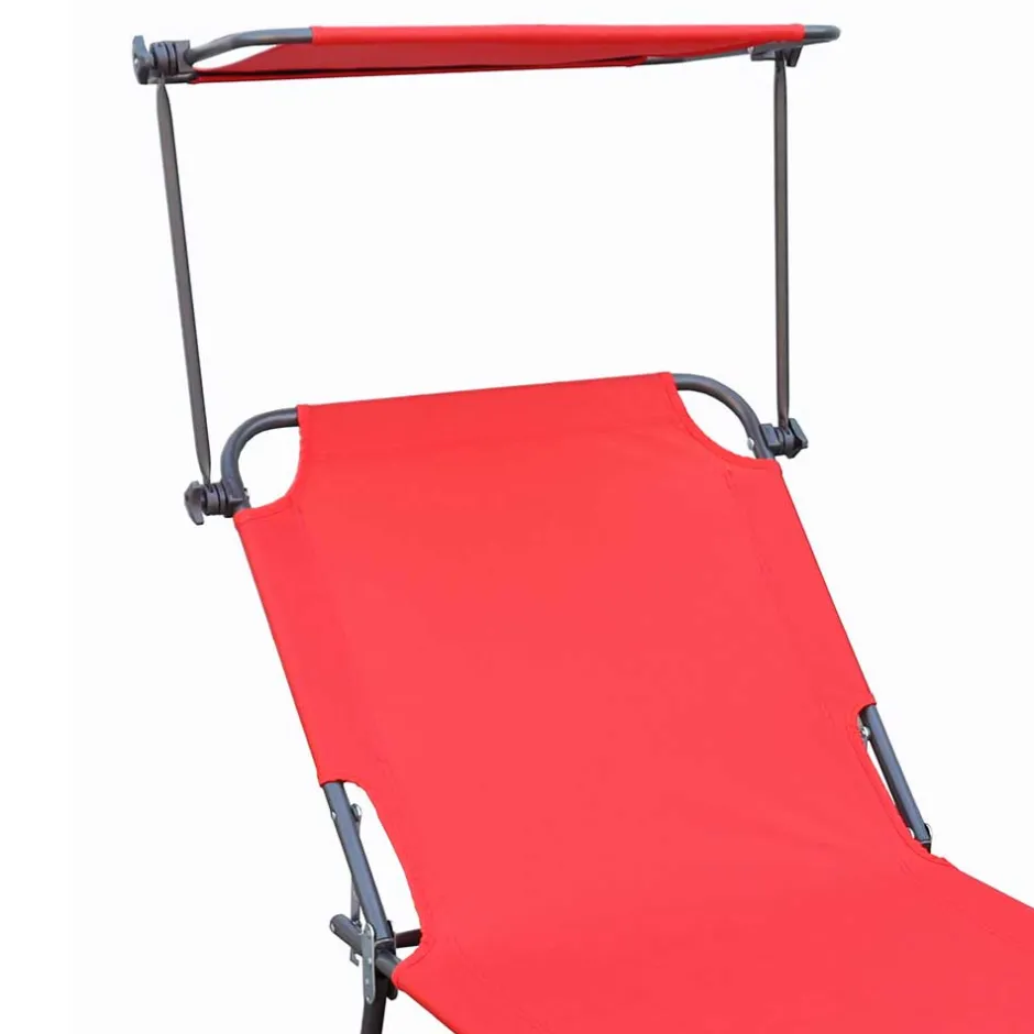 Garten Relaxliege - klappbar mit Dach - Vorena^Wohnen Sale