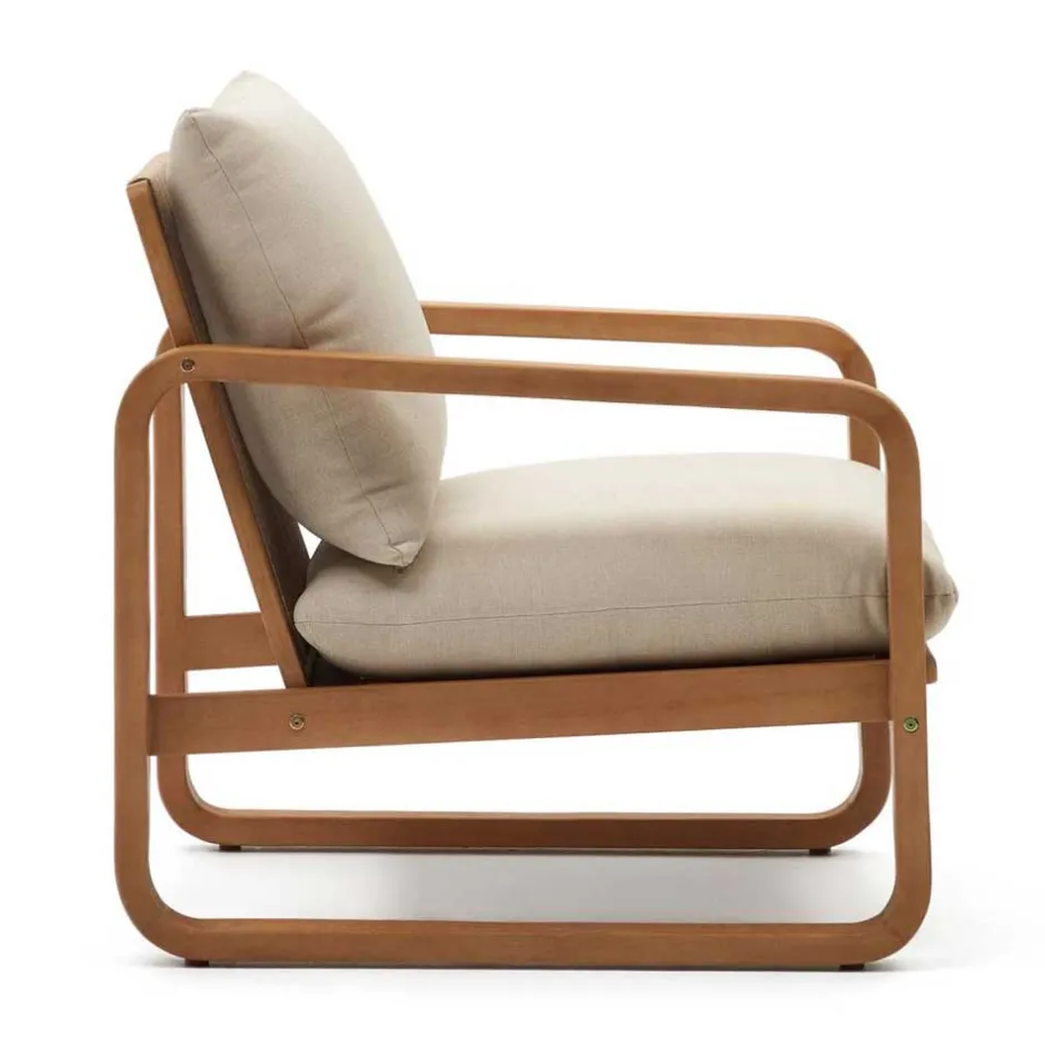 Garten Sessel aus Eukalyptusholz - Sharay^Wohnen Outlet