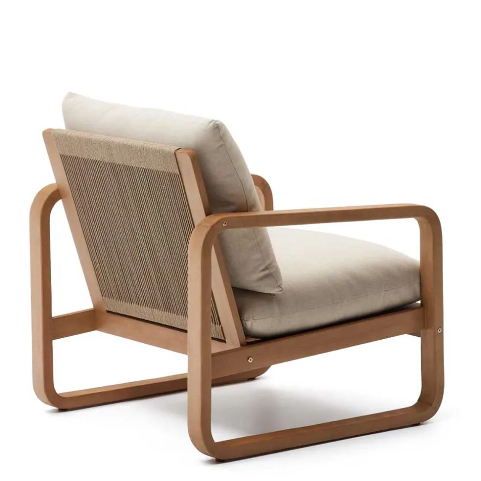 Garten Sessel aus Eukalyptusholz - Sharay^Wohnen Outlet