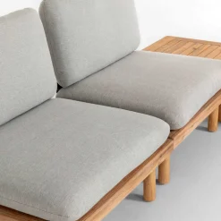 Wohnen Garten Sitzgruppe aus Akazie massiv - Emeziano (fünfteilig)