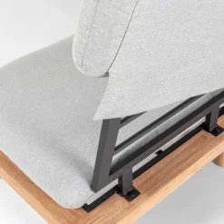 Wohnen Garten Sitzgruppe aus Akazie massiv - Emeziano (fünfteilig)