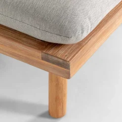 Wohnen Garten Sitzgruppe aus Akazie massiv - Emeziano (fünfteilig)