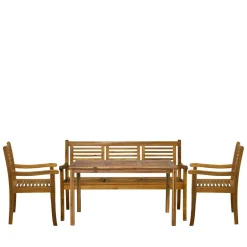 Garten Sitzgruppe mit Bank - Xose (vierteilig)^Wohnen New