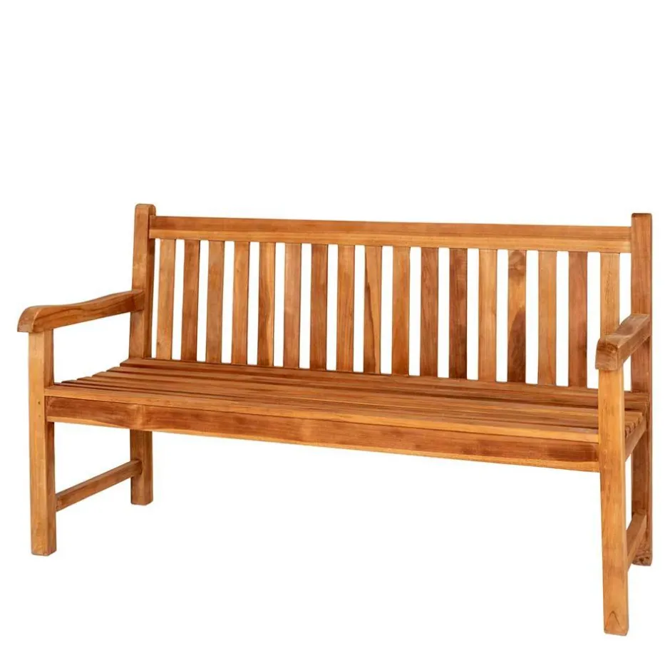 Wohnen Gartenbank aus Teak Massivholz geölt - Stamfort