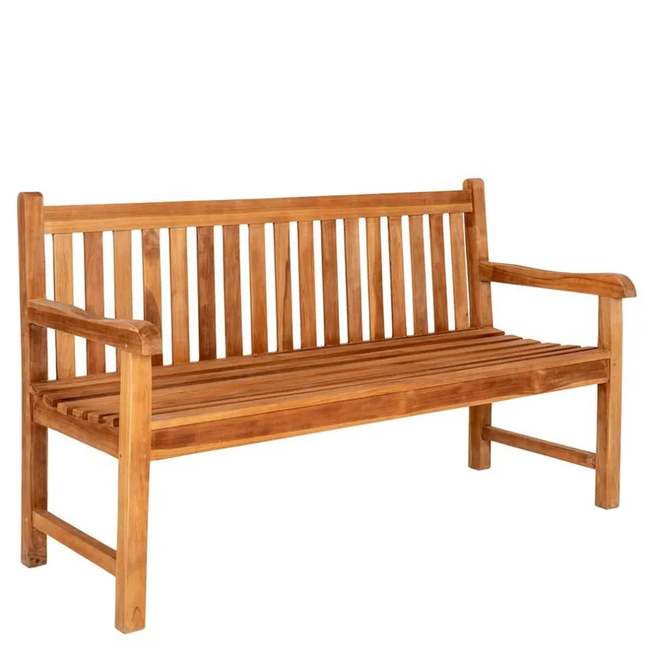 Wohnen Gartenbank aus Teak Massivholz geölt - Stamfort