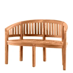 Gartenbank in halbrundem Design - Klahuma^Wohnen New