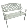 Wohnen Gartenbank mit Armlehnen aus Aluminium - Liacantu