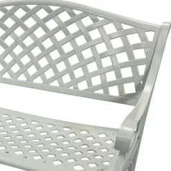 Wohnen Gartenbank mit Armlehnen aus Aluminium - Liacantu