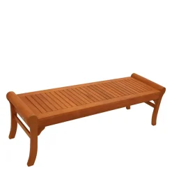 Wohnen Gartenbank ohne Lehne aus Eukalyptusholz - Shanna