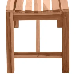 Gartenbank ohne Rückenlehne aus Teak Massivholz - Klahuma^Wohnen Hot