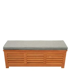 Wohnen Gartenbox Kissenbox aus Eukalyptusholz - Chancy