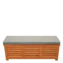 Wohnen Gartenbox Kissenbox aus Eukalyptusholz - Chancy