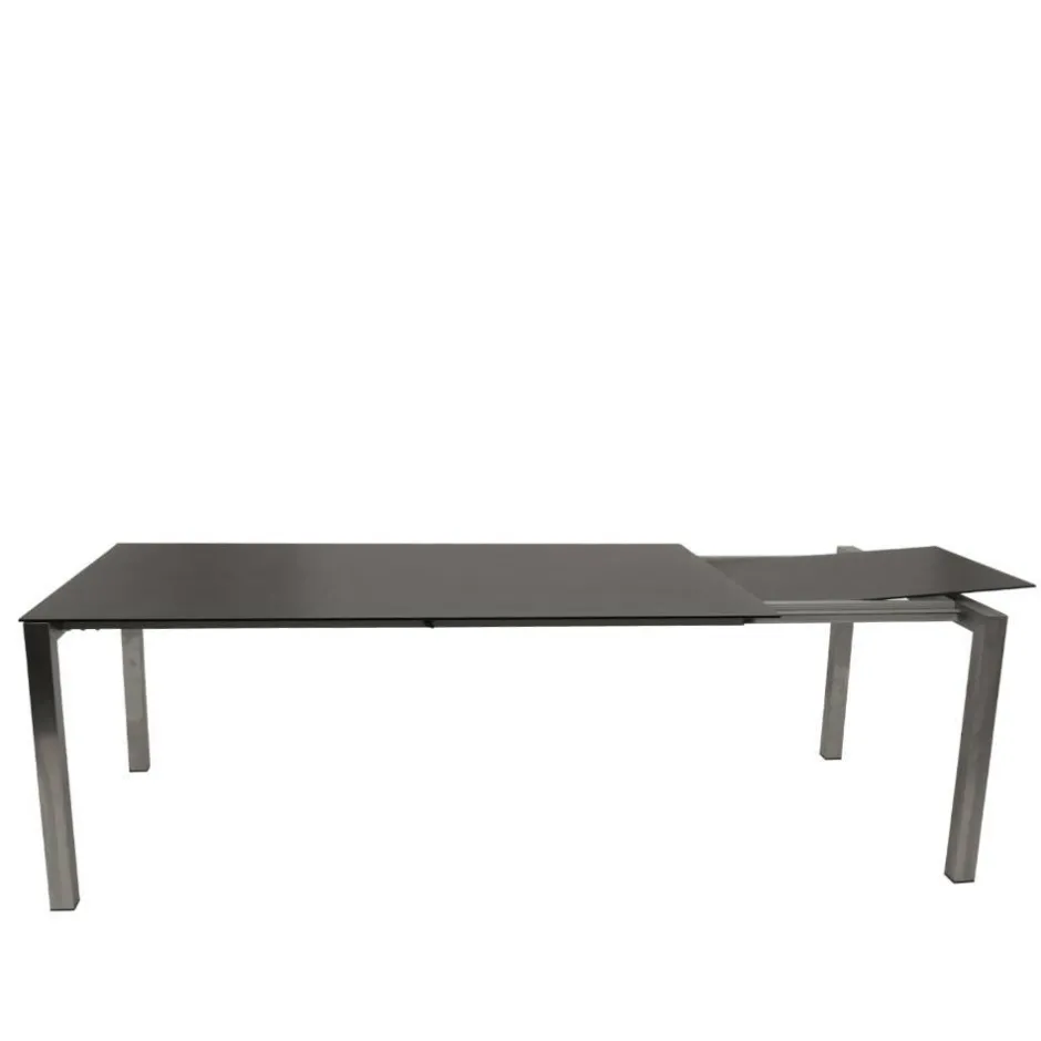 Wohnen Garten-Glastisch in Keramikoptik - Joey