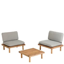 Gartenmöbel Kombi aus Akazie - Lacruna (dreiteilig)^Wohnen New